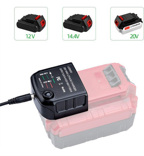 Cargador De Batería Para Black-decker 10.8v 14.4v 20v
