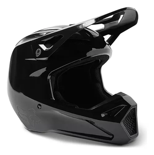 Casco Fox Racing V1 Youth Motocross Enduro Negro Mate Niño