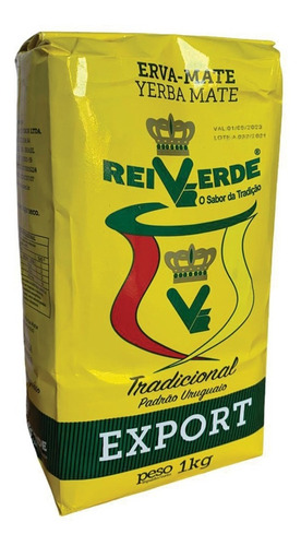 Yerba Mate Rei Verde 1kg Similar A Canarias Uruguaya 