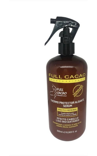 Serum Protector Térmico Liso Full Cacao Efecto Memoria500ml 