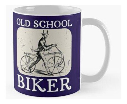 Taza Abuelo Motociclista, Estilo De La Vieja Escuela Calidad