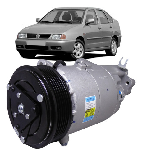 Compressor Ar Condicionado Nw Beatle 2.0 8v 1997/2010 Delphi