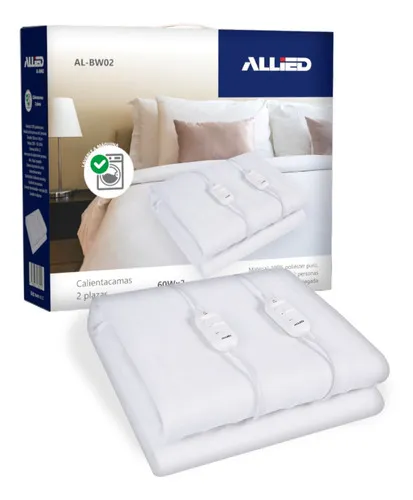 Calienta Cama Allied AL-BW02 100% Poliester 2 Plazas Lavable Calidad