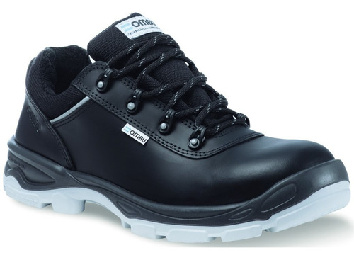 Zapato Seguridad Ombu Ozono Cuero Flor Suela Pu Iram 38al46