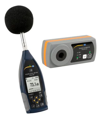 Sonómetro Con Calibrador Acústico De Clase Ii Pce-428-kit-n