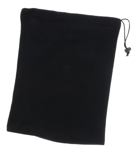 Calentador De Cuello Al Aire Libre Unisex Negro