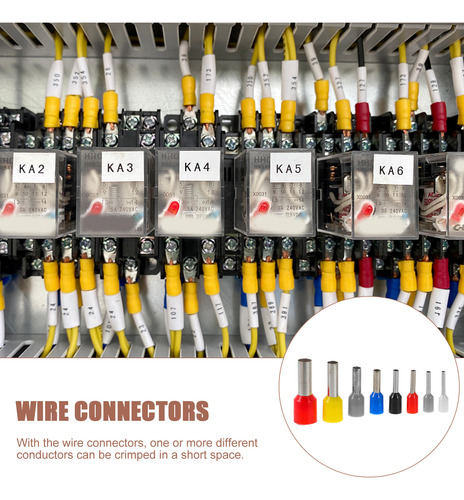 Kit De Conectores De Cable De 1200 Piezas, Cable De Engarce