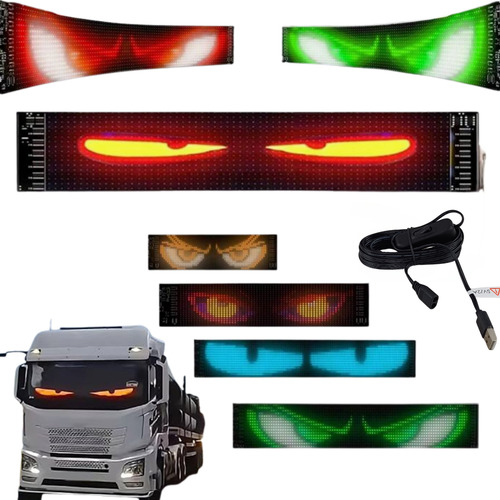 Letrero Pantalla Led Flex Control App Y Bt 19.5x176cm