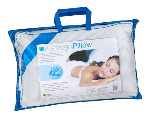 Travesseiro Memogel Pillow Viscoelástico 50x70 Cm Copespuma