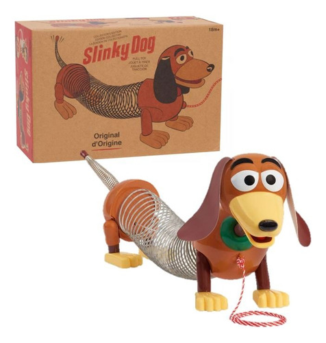 Retro Slinky Dog Original 75 Aniversario Con Certificado