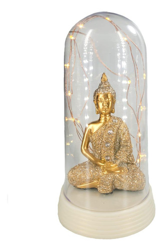 Luminária Abajur Buda Sidarta Namastê Tailandês Tibetano