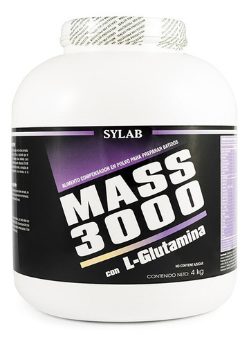 Imagen 1 de 2 de Mass 3000 Sylab 4 Kg Vainilla