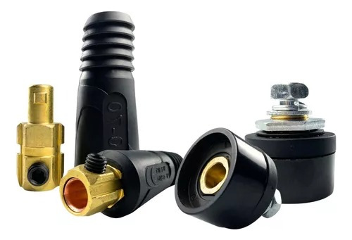 Kit Conector Macho E Femea 13mm Para Inversora Esab Original