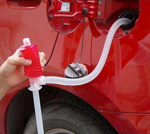 Bomba Manual Sifon Para Extraer Liquidos Agua Gasolina Auto