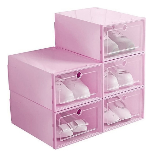 Cajas Organizadoras Zapatos Apilables Zapatera Atrix Gtia ®