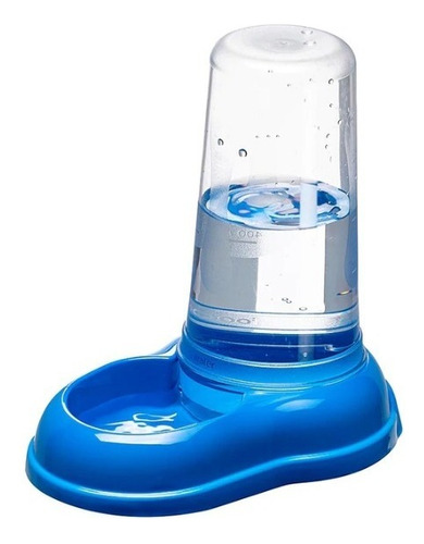 Dispensador De Agua Y Comida Ferplast Azimut 5500 5,5 L Color Azul