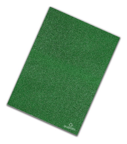 Plancha Goma Eva Glitter 40x60 Cm Color Verde Oscuro