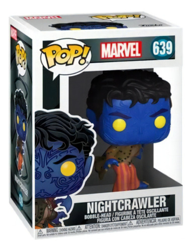 Figura De Accion Nightcrawler 639 X-men Marvel Funko Pop 