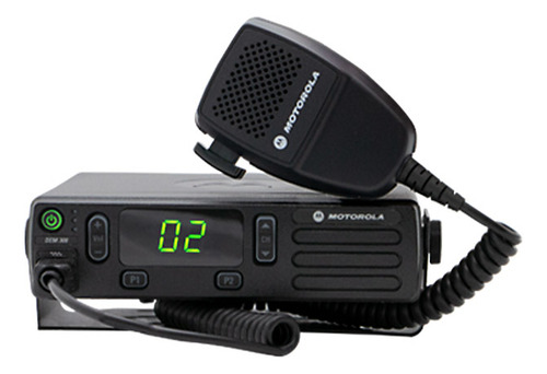 Radio Motorola Dem300 Vhf Bandas De Frecuencia Uhf Color Negro