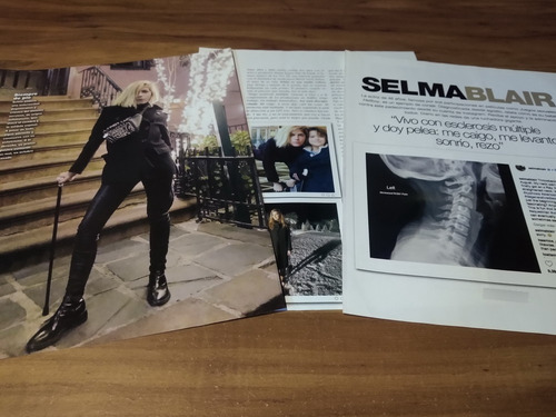 (r216) Selma Blair * Clippings Revista 3 Pgs * 2019 (Usado)