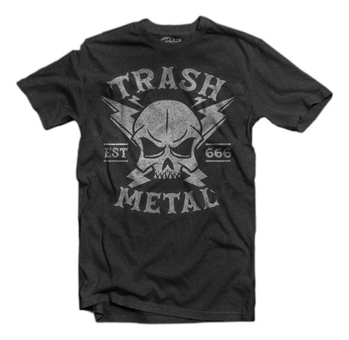 Playera De Trash Metalmarca Rebel