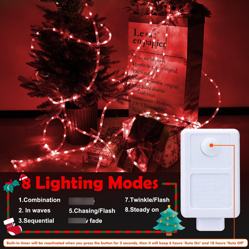 Cuerda De Luces Led 15 Metros 360 Luces Impermeable Decoraci