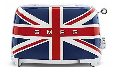 Tostadora Smeg 220v. 2 Panes Tsf01ujeu | British Flag §