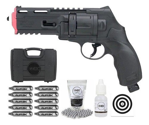Revólver Pressão Co2 Hdr T4f .50 Gen2 Ltl+case+10 Co2+itens