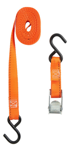 S-hook Cam Buckle Strap Tie Down 10 Pies Naranja