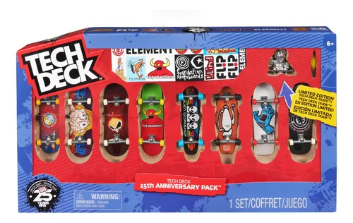 comprar Minipatines Para Dedos Tech Deck 25 Aniversario Con Figuras