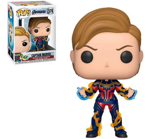 Funko Pop Marvel Endgame Captain Marvel With New Hair