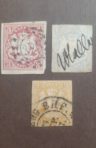 N°147. Alemania Antigua. 1867. Escudo De Baviera (Usado)