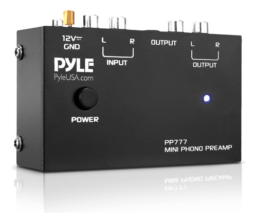 Preamplificador Phono Tocadiscos Pyle Output Pp777 Mini Elec