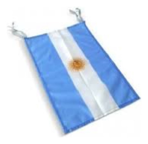 Bandera De Tela Argentina Milenio 30x48 Con Sol Bandera Celeste Con Sol