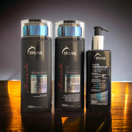 Truss Miracle Shampoo Condiciona 300ml +hair Protector 250ml