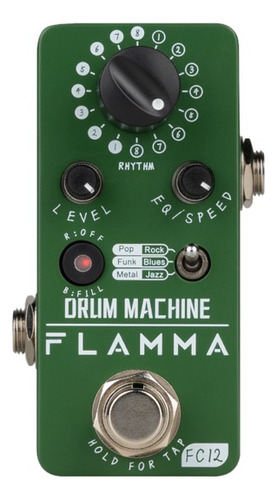 Flamma Fc12 Drum Machine Pedal Maquina De Ritmos