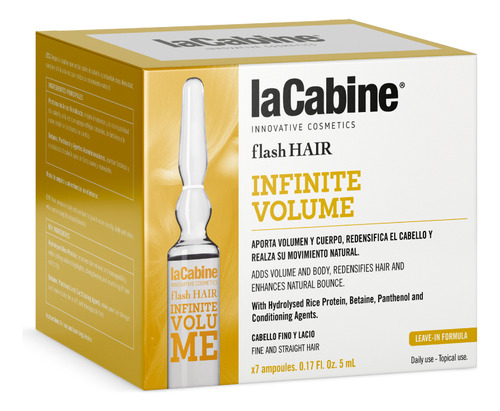 Ampolla Flash Hair Infinite Volume 5ml X 7 Uni