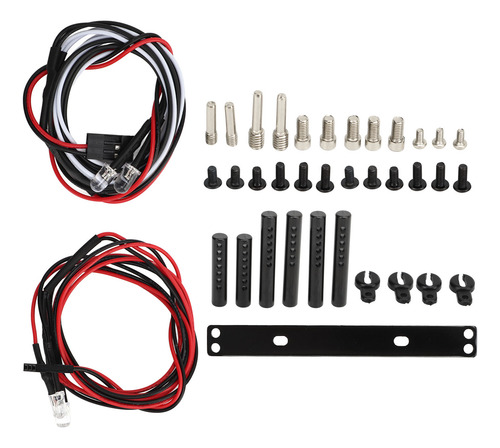 Juego De Parachoques Rc Crawler Black, Soporte Para Cabresta
