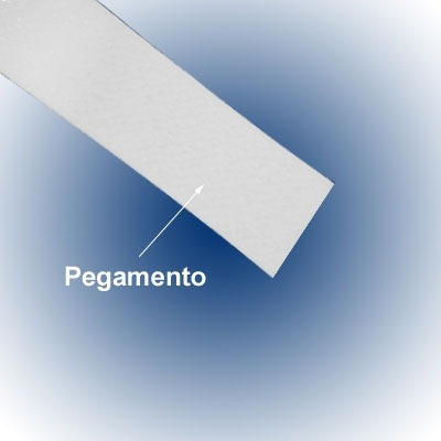Cantos Tapacanto Melamina 22 Mm Blanco C/cola 50mtrs Verasho