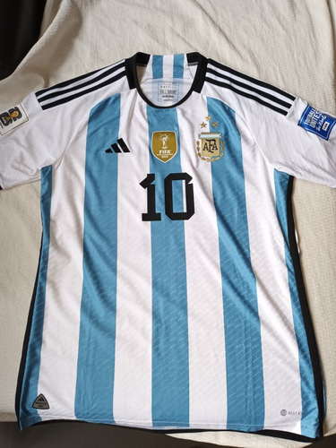 Selección Argentina Afa adidas Messi Tela Juego Talle L 3 Es