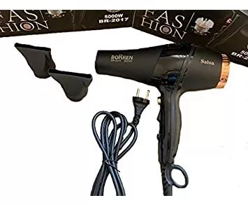 Secador de Cabelo Profissional Iónico Com Acessórios - 5000W