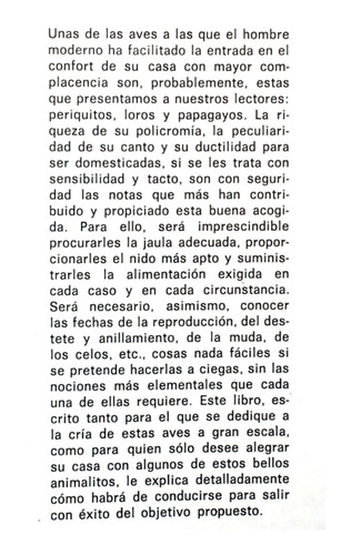 Manual Crianza Adiestramiento Periquitos Loros Papagayos Cmm (Usado)