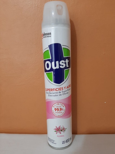 Oust® Aerosol Desinfectante Elimina 99.9% Virus Y Bacterias 