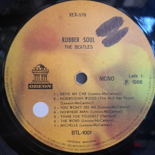 Imagem 4 de 6 de Vinil Lp The Beatles Rubber Soul Capa Sanduíche Mono