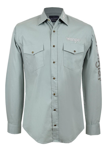 Camisa Vaquera Wrangler Hombre Manga Larga U10