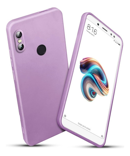 Funda For Xiaomi Note 10 Pro 4g Soft Feeling Antishock Lila