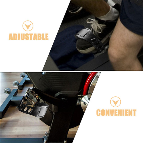 2 Pares De Correas Ajustables Para Pedales De Bicicleta