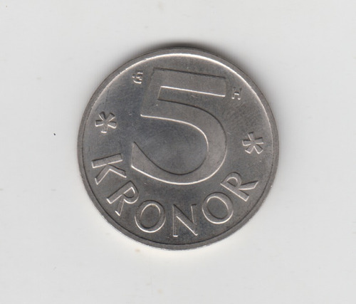 Moneda Suecia 5 Coronas Año 2003 Sin Circular