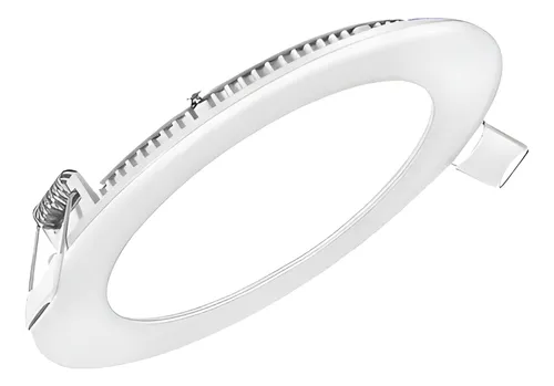 Plafón Led Embutido Plano Redondo Luz Fría O Cálida 3w