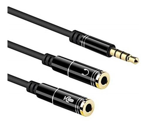  Cable Adaptador Audio Microfono Para Ps4 Pc Consolas Celu 
